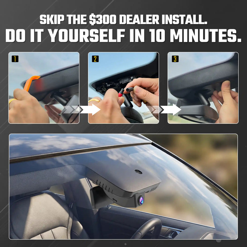 Fuvymyt Chevy Trailblazer Dash Cam OEM Style 4K UHD Premium Integrated Dashcam