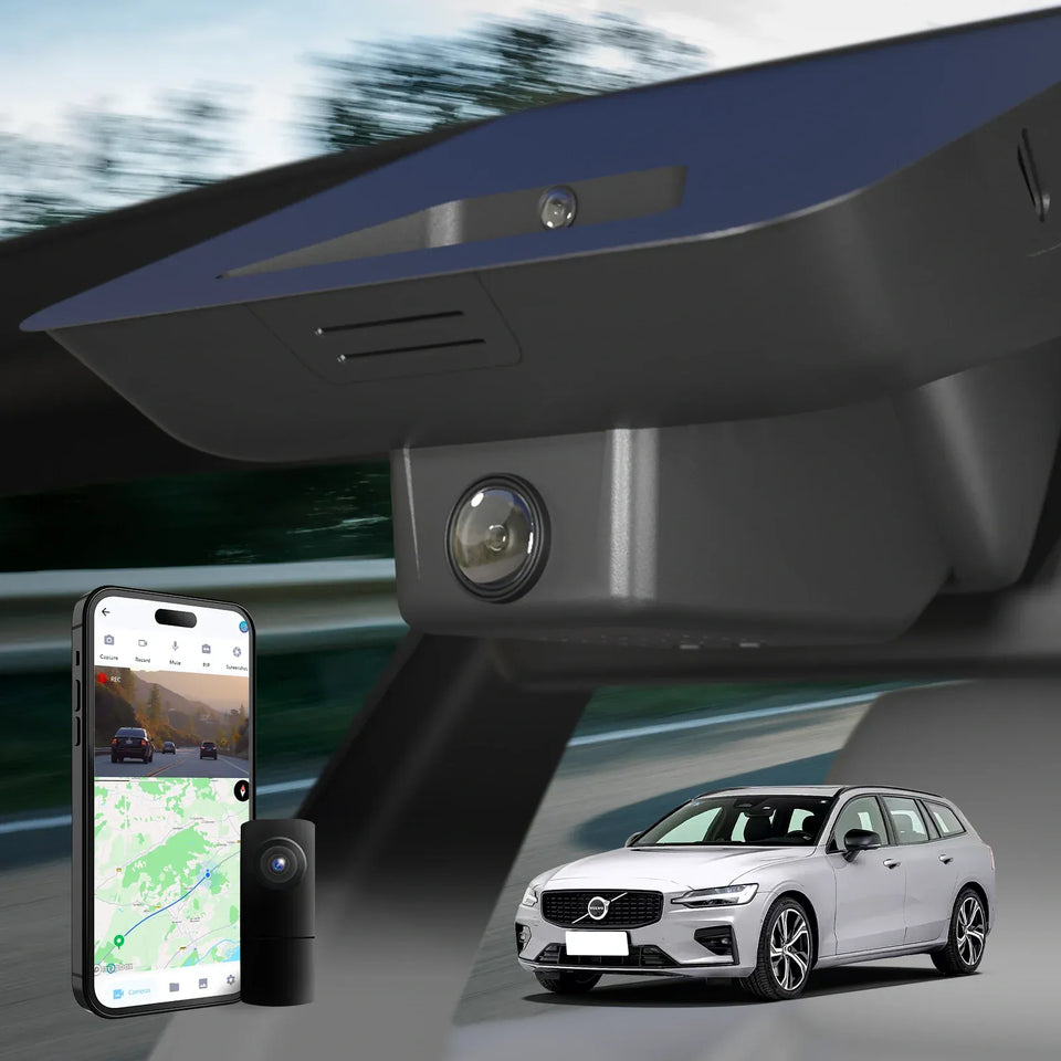 Fuvymyt Volvo V60 Dash Cam | OEM Style 4K UHD Premium Integrated Dashcam [2023-2026]