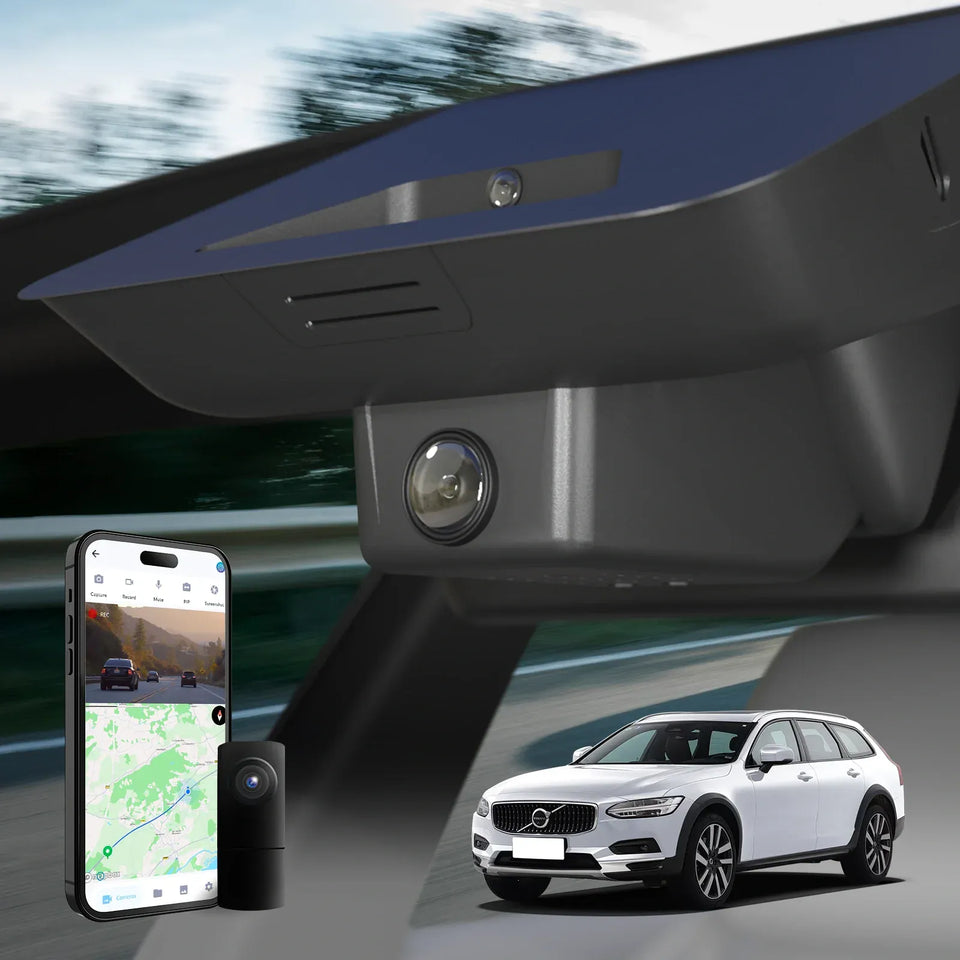 Fuvymyt Volvo V90 Dash Cam OEM Style 4K UHD Premium Integrated Dashcam