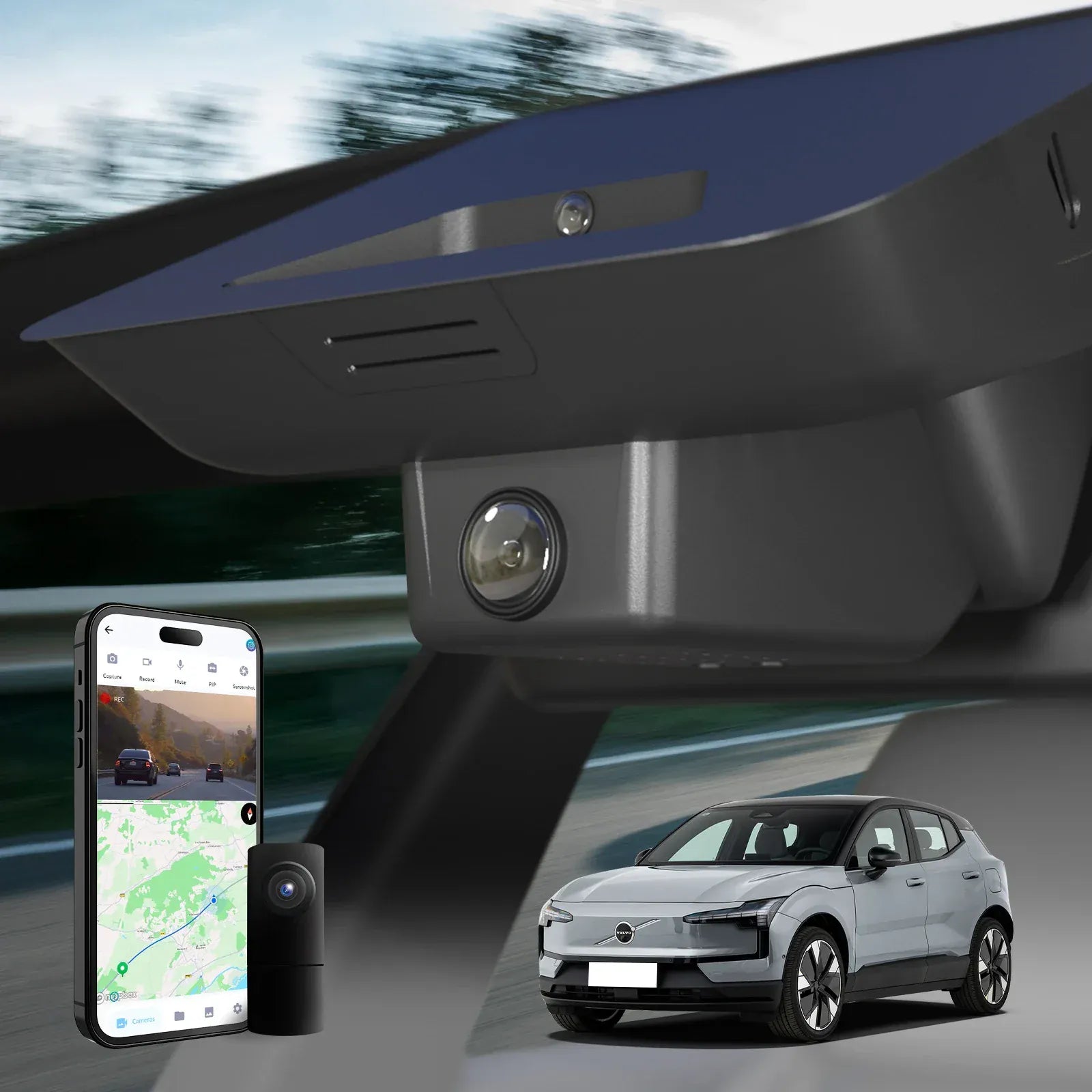 Fuvymyt OEM Dashcam for Volvo XC90, S60 & More (2018–2025)