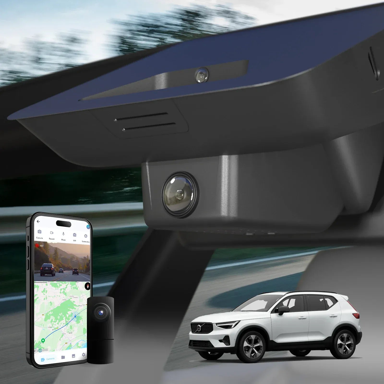 Fuvymyt OEM Dashcam for Volvo XC90, S60 & More (2018–2025)