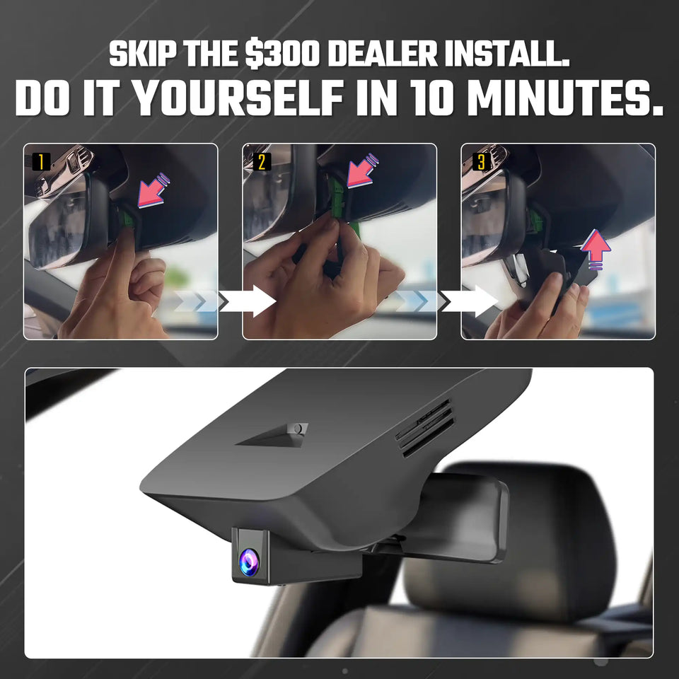 Fuvymyt Volvo XC90 Dash Cam | OEM Style 4K UHD Premium Integrated Dashcam [2023-2026]