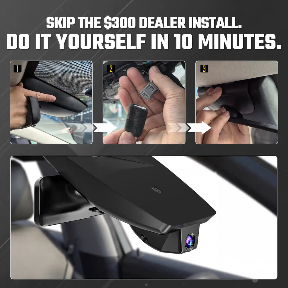 Premium 4K OEM Dash Cam for Toyota Corolla | Invisible Dashcam [2023-2026]