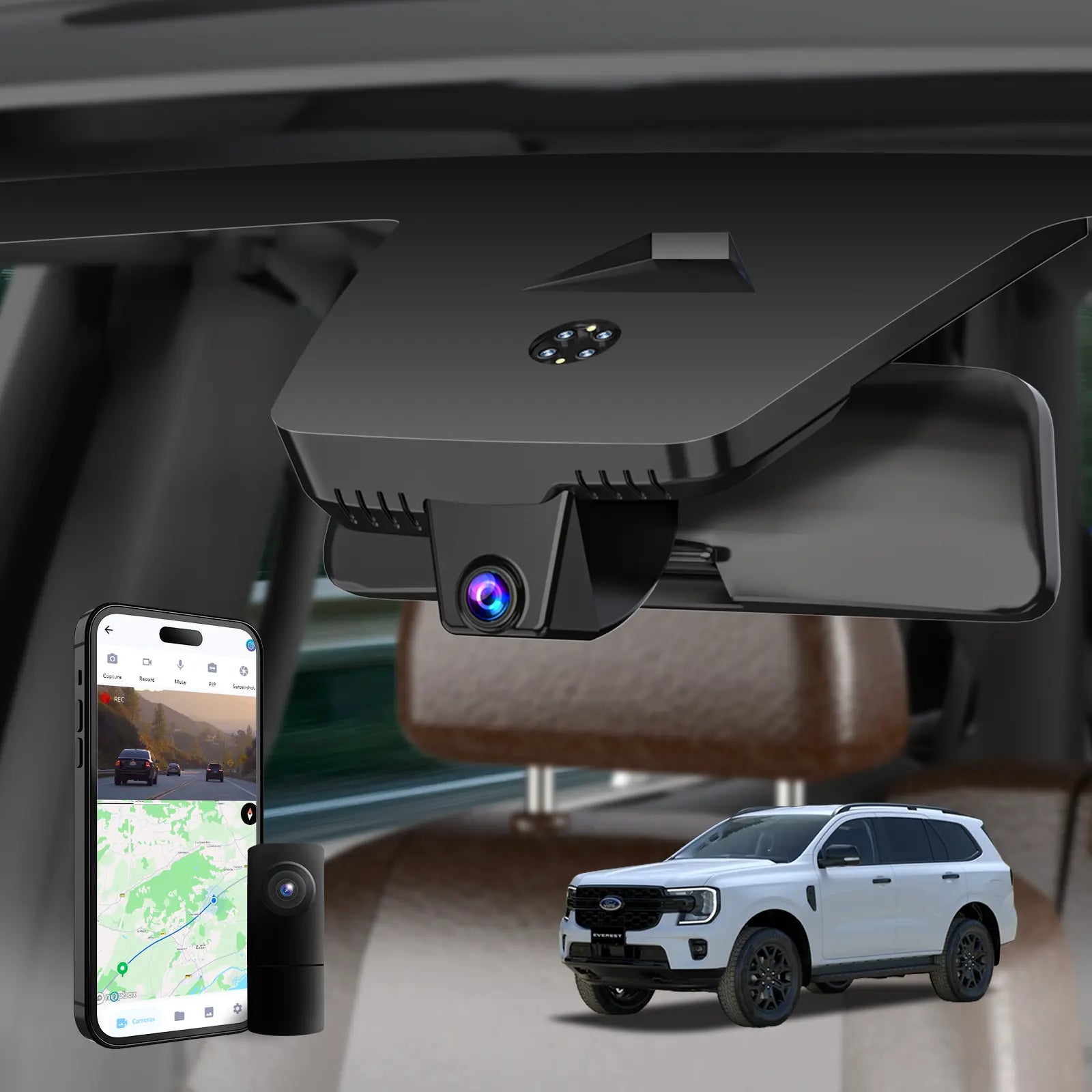 Ford Everest OEM Dash Cam | Premium 4K OEM Dash Cam for Everest [2024-2025]