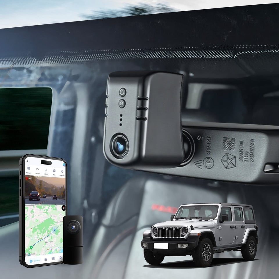 Fuvymyt OEM-Integrated Dashcam for Jeep Gladiator JT & Wrangler (2018–2025)