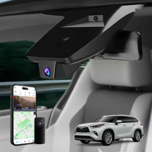 Fuvymyt Toyota Highlander Dash Cam OEM Style 4K UHD Premium Integrated Dashcam [2018-2026]