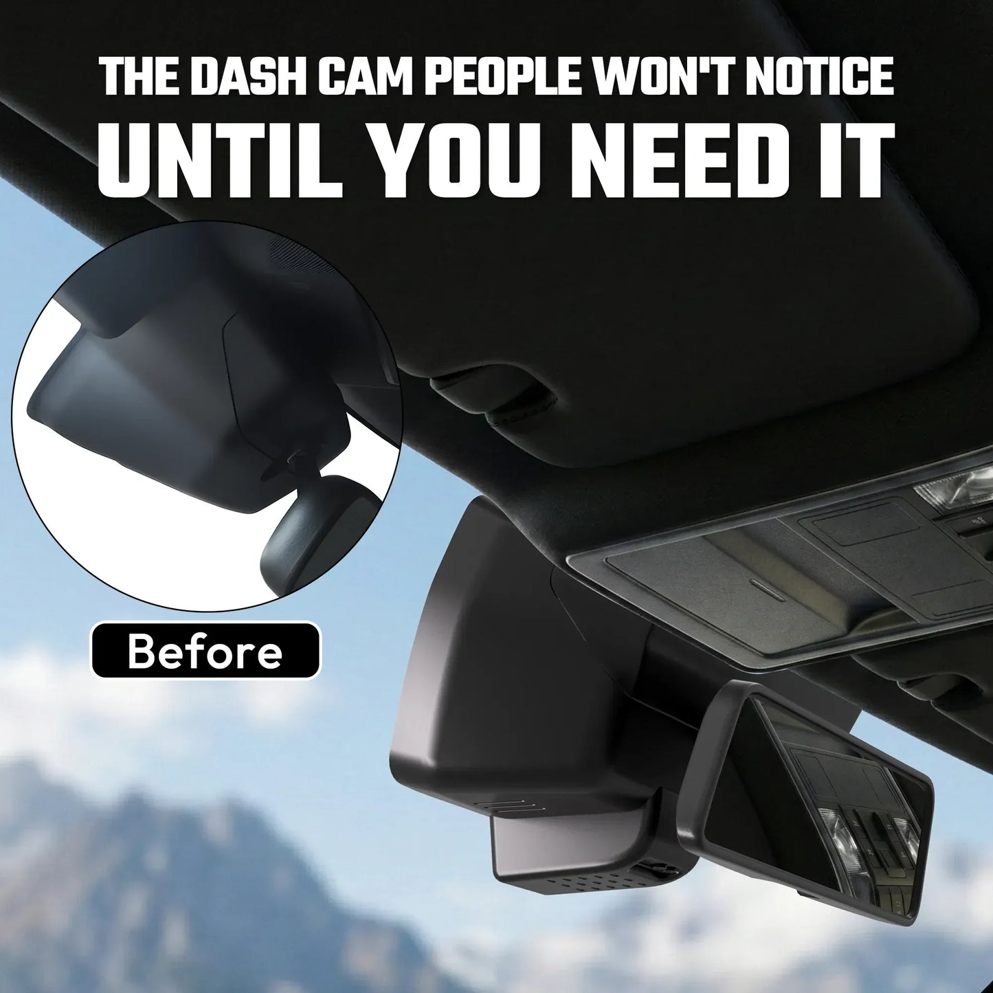 Fuvymyt Toyota Land Cruiser Prado Dash Cam OEM Style 4K UHD Premium Integrated Dashcam