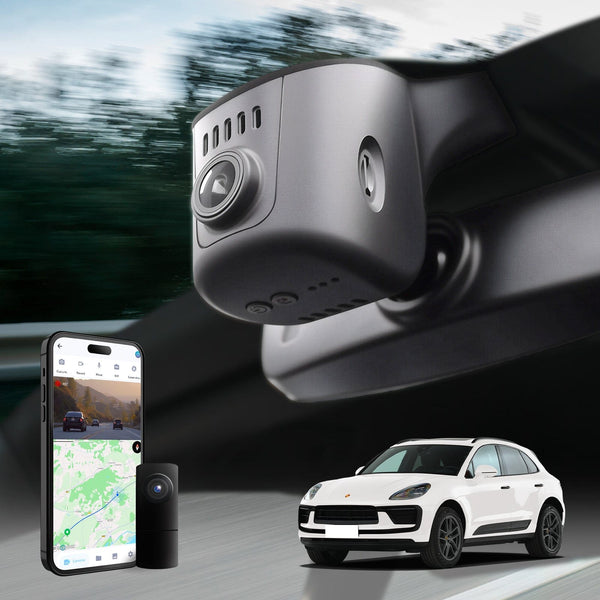 OEM-Style 4K Front Dash Cam for Porsche Cayenne (E3) 2019–2024, 911 (992) 2020–2024, Panamera (971) 2017–2024 & Taycan 2020–2024