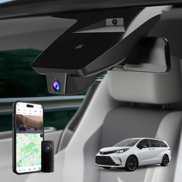 Premium 4K OEM Dash Cam for Toyota Sienna | Invisible Dashcam [2021-2025]