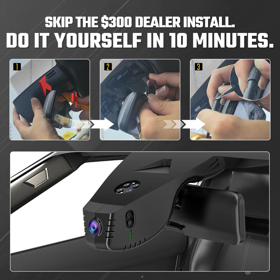 Fuvymyt Toyota Supra Dash Cam OEM Style 4K UHD Premium Integrated Dashcam [2020-2026]