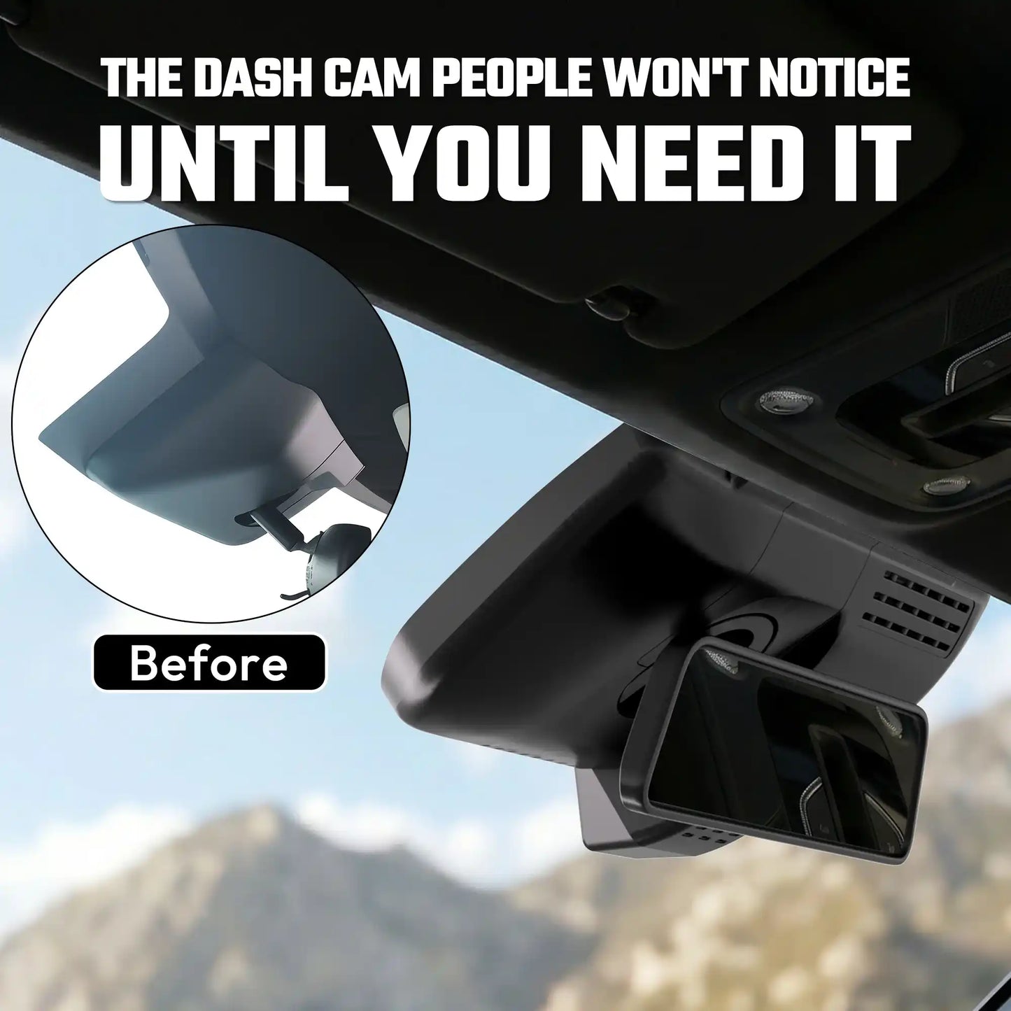 Premium 4K OEM Dash Cam for Toyota Tundra | Invisible Dashcam [2017-2026]