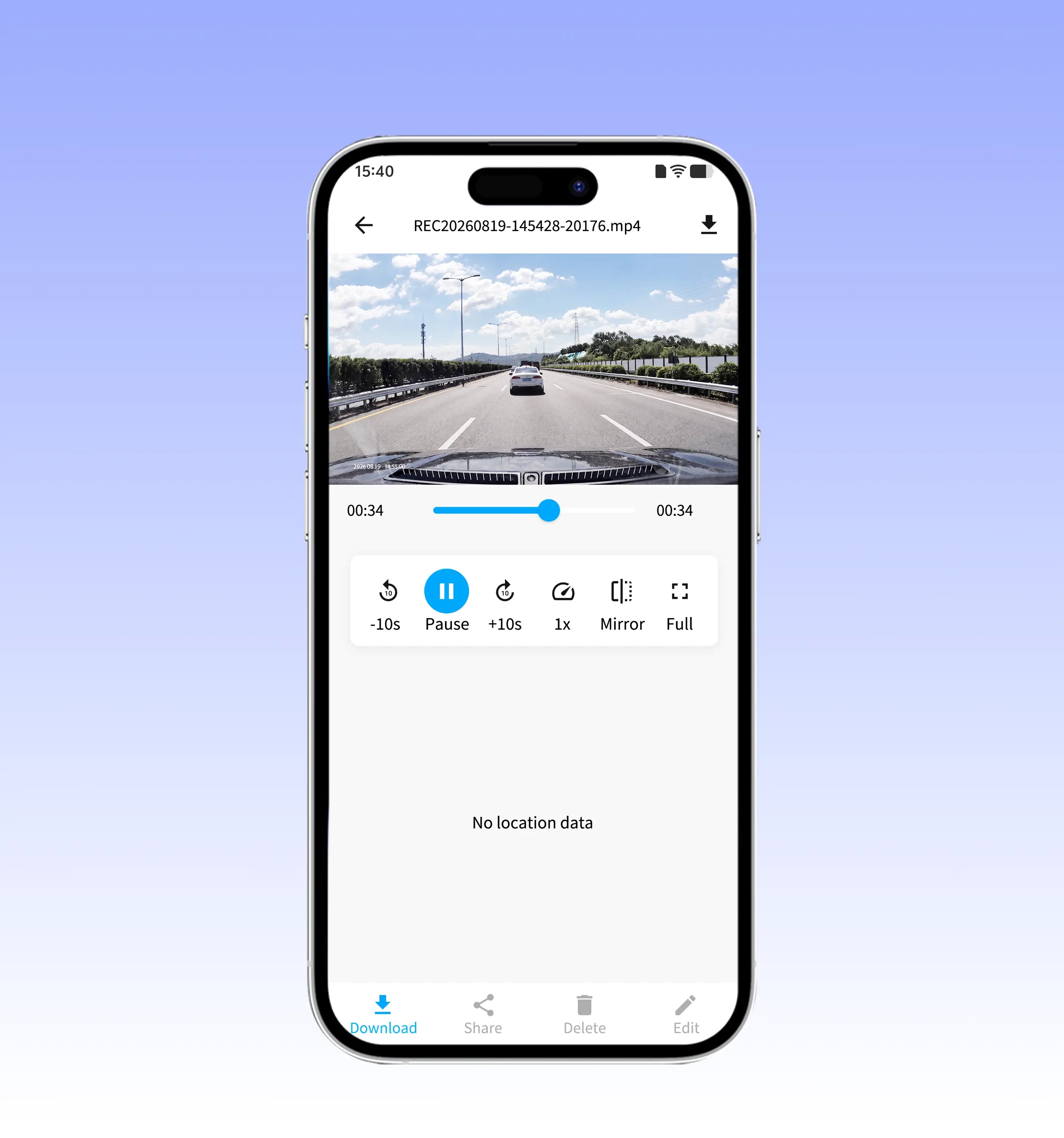 App feature - live camera preview