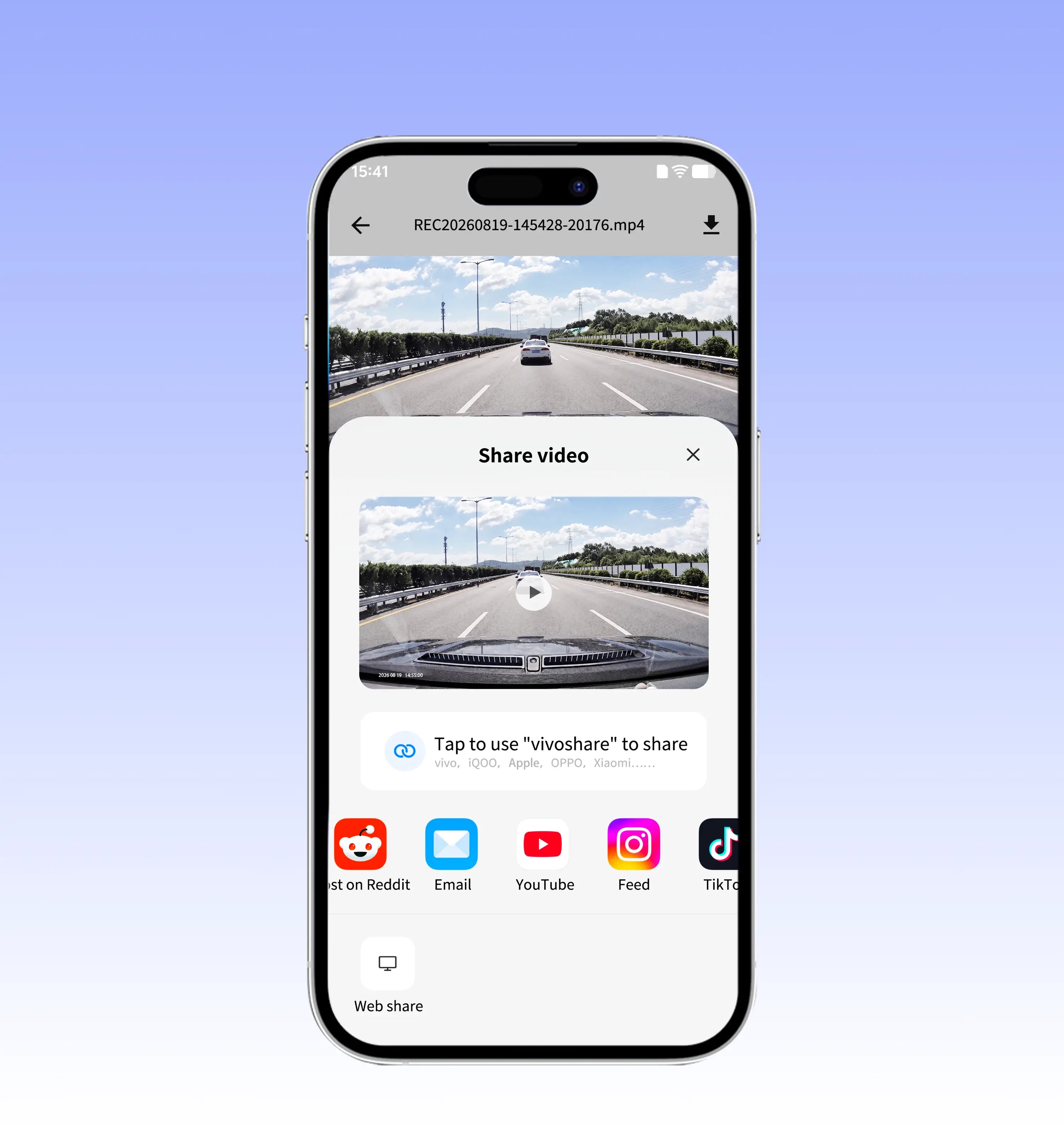 App feature - locate incidents in recorded history