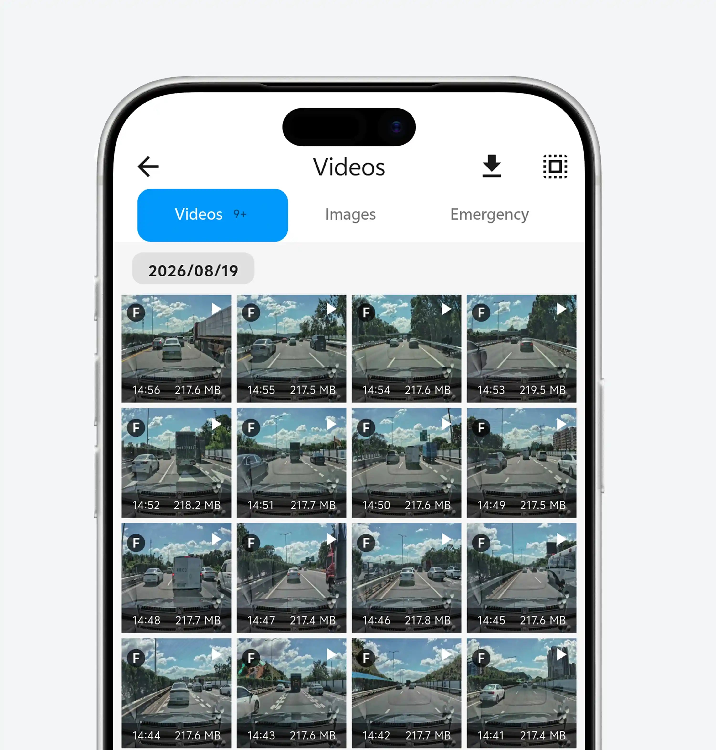 App feature - view trips by date and time